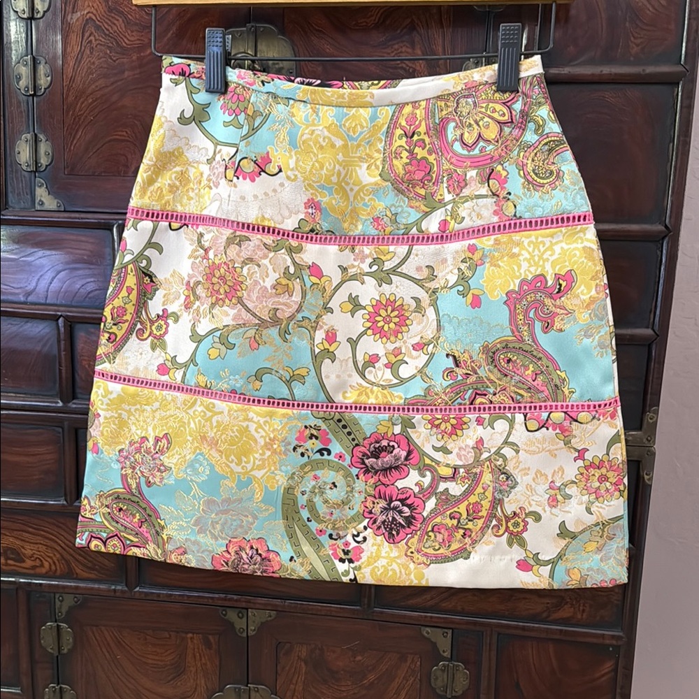 Floral Paisley Cynthia Rowley Women's mini Skirt